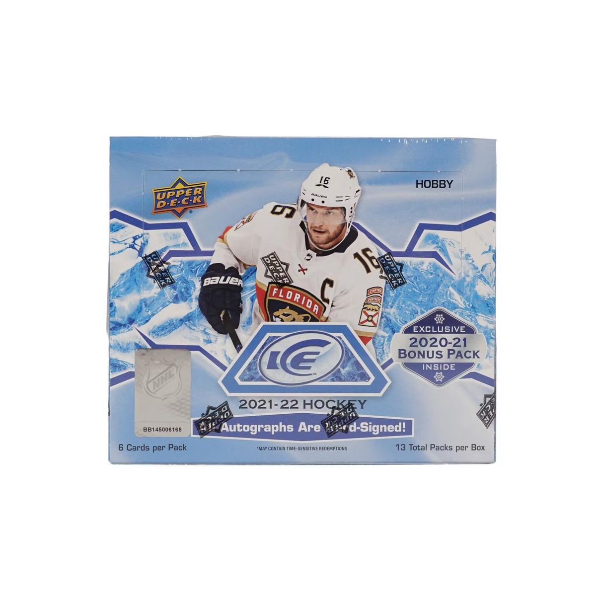 2021-22 Upper Deck Ice Hockey Hobby Box