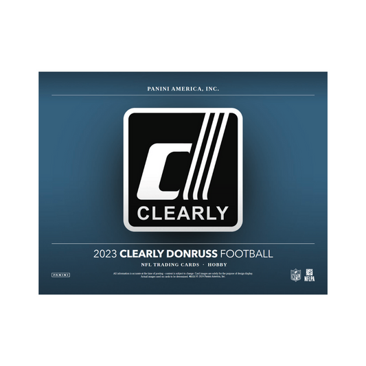 2023 Panini Clearly Donruss Football Hobby Box