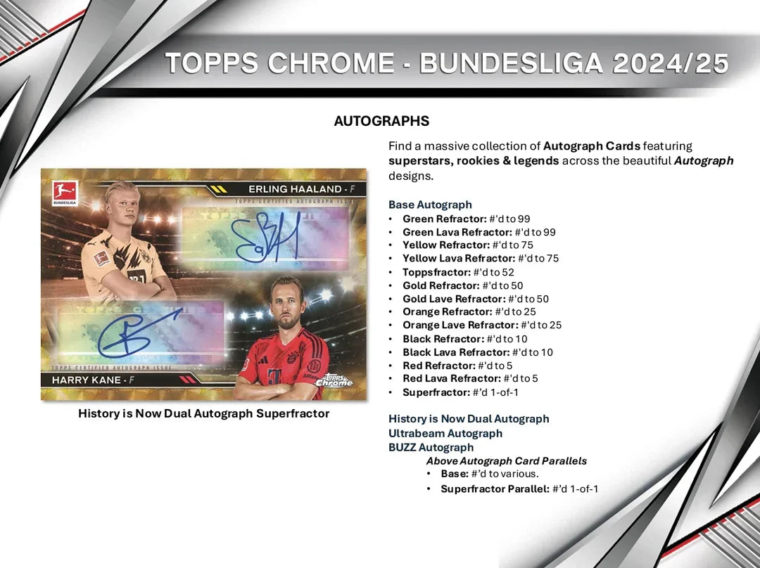 2024-25 Topps Chrome Bundesliga Soccer Hobby Box