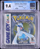 2000 POKEMON SILVER VERSION NINTENDO GAME BOY COLOR GBC CGC 9.4 A SEALED
