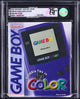 1999 NINTENDO GAME BOY COLOR CONSOLE GRAPE HOLOSTRIP VGA 75+ SEALED
