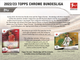 2022-23 Topps Chrome Bundesliga Soccer Hobby 12 Box Case