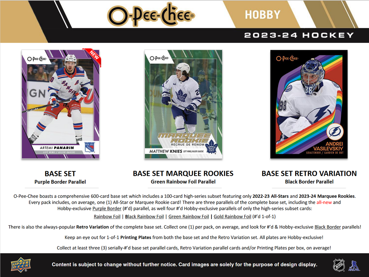 2023-24 O-Pee-Chee Hockey Hobby Box