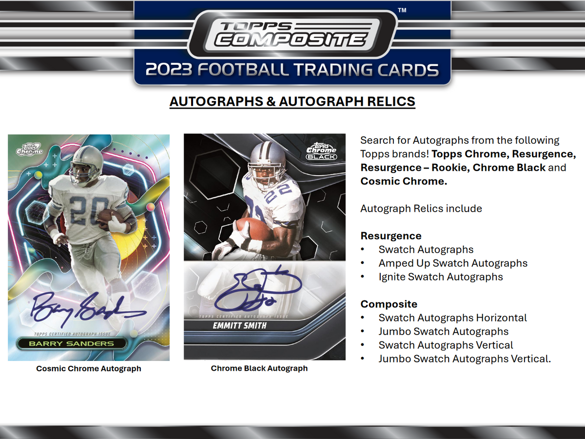 2023 Topps Composite Football Hobby 12 Box Case