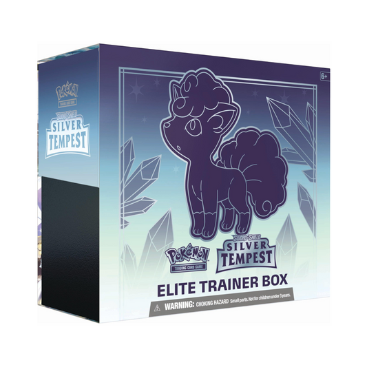 Pokemon Sword & Shield Silver Tempest Elite Trainer Box