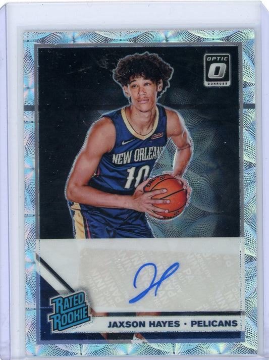 Jaxson Hayes 2019-20 Panini Donruss Optic Premium Box Set autograph rookie card #'d 04/10